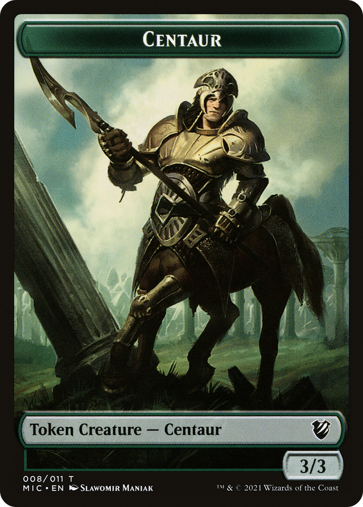Magic: The Gathering - Centaur Token - Midnight Hunt Commander Tokens
