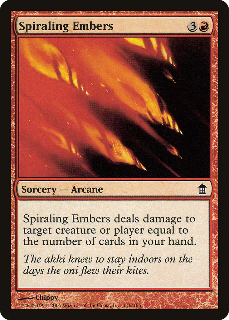 Magic: The Gathering - Spiraling Embers - Saviors of Kamigawa