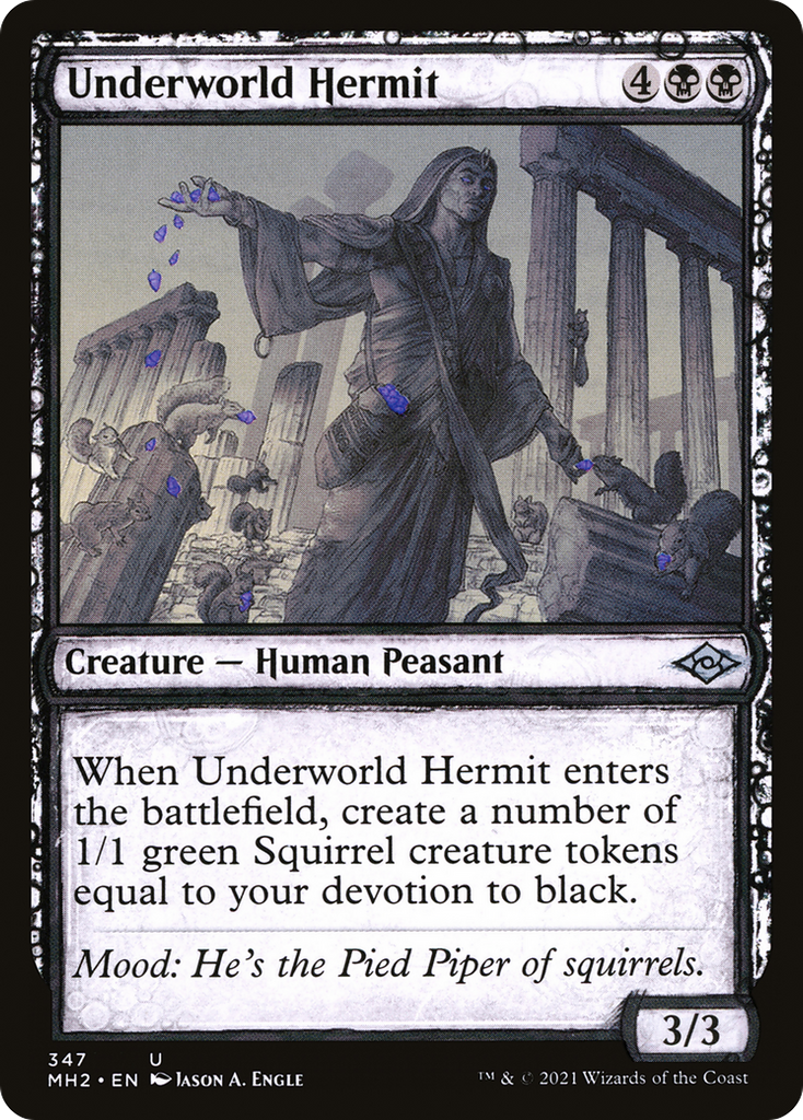 Magic: The Gathering - Underworld Hermit Foil - Modern Horizons 2