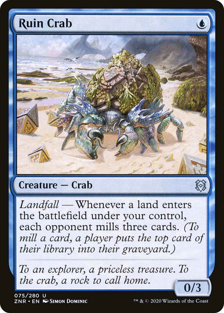 Magic: The Gathering - Ruin Crab - Zendikar Rising