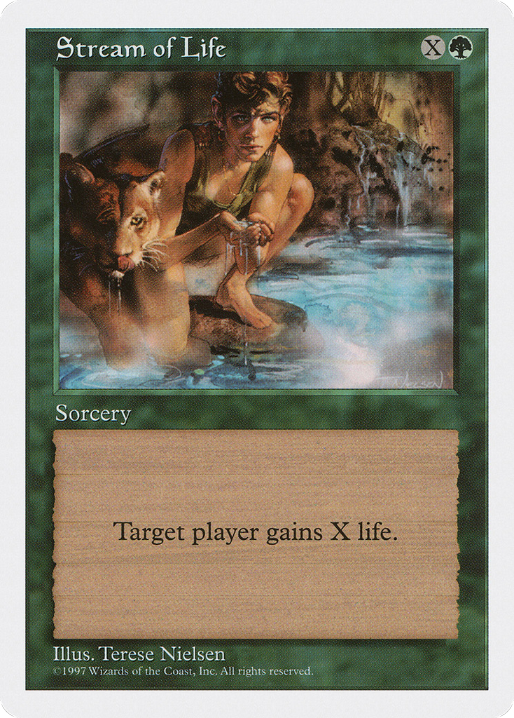 Magic: The Gathering - Stream of Life - Fifth Edition