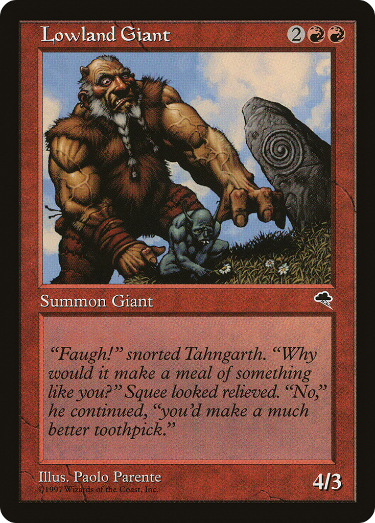 Magic: The Gathering - Lowland Giant - Tempest