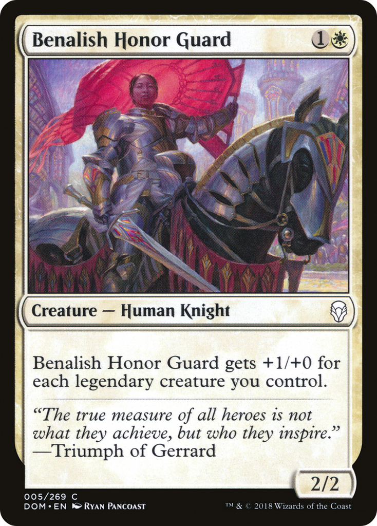 Magic: The Gathering - Benalish Honor Guard - Dominaria