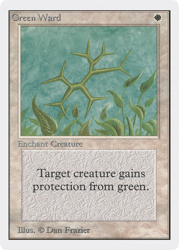Magic: The Gathering - Green Ward - Unlimited Edition