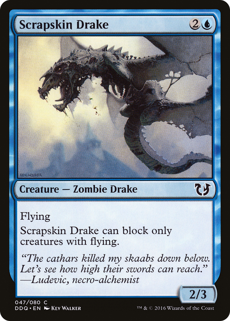 Magic: The Gathering - Scrapskin Drake - Duel Decks: Blessed vs. Cursed