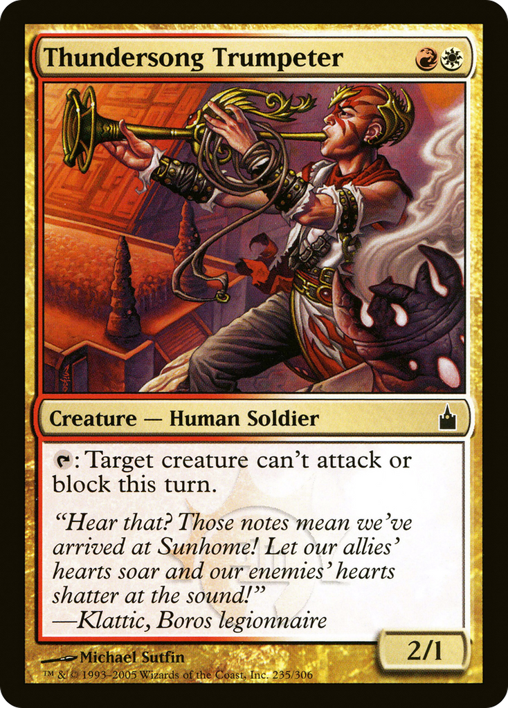 Magic: The Gathering - Thundersong Trumpeter - Ravnica: City of Guilds