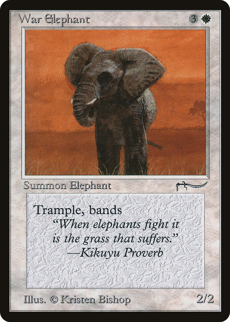 Magic: The Gathering - War Elephant - Arabian Nights