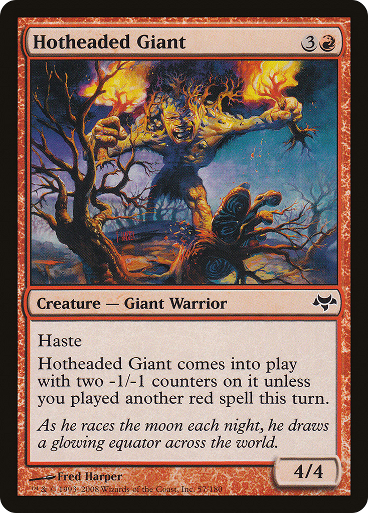 Magic: The Gathering - Hotheaded Giant - Eventide
