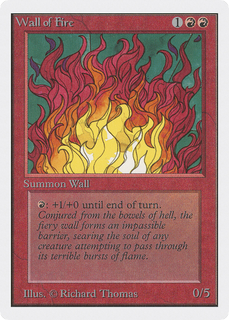 Magic: The Gathering - Wall of Fire - Unlimited Edition