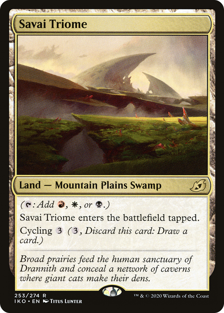 Magic: The Gathering - Savai Triome - Ikoria: Lair of Behemoths