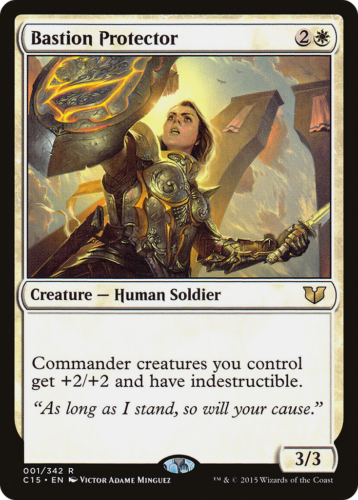 Magic: The Gathering - Bastion Protector - Commander 2015