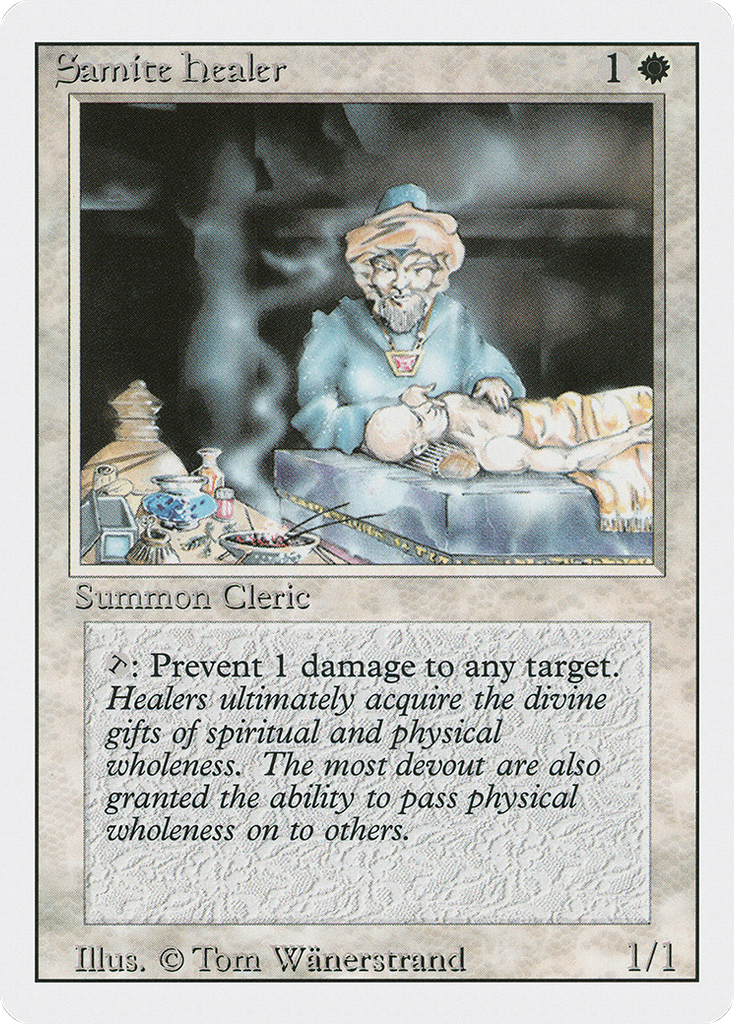 Magic: The Gathering - Samite Healer - Revised Edition