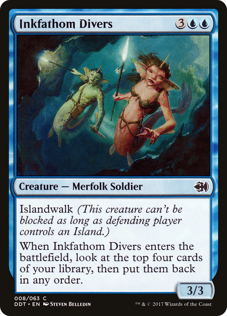 Magic: The Gathering - Inkfathom Divers - Duel Decks: Merfolk vs. Goblins