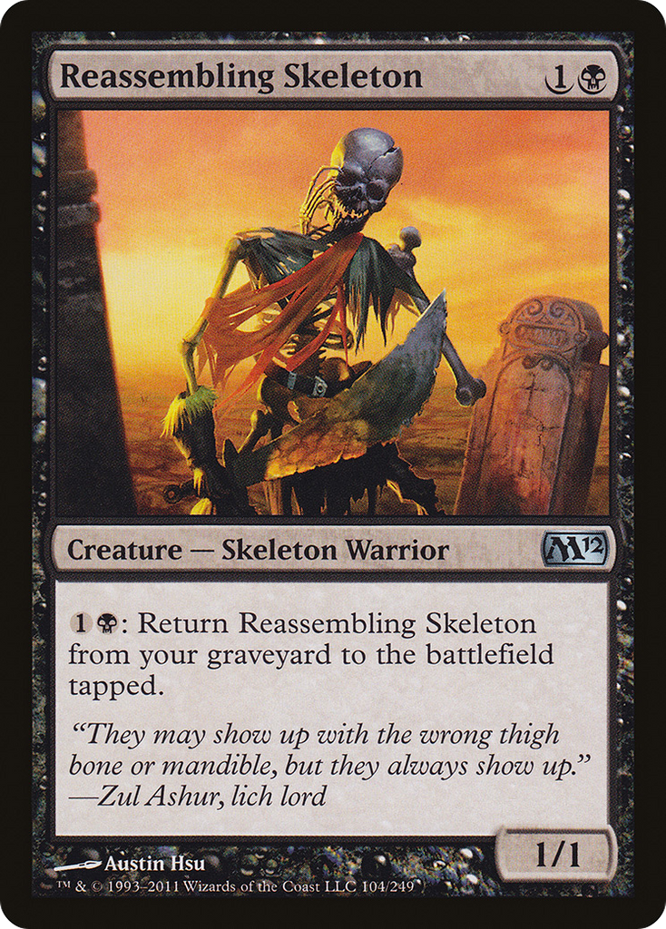 Magic: The Gathering - Reassembling Skeleton - Magic 2012