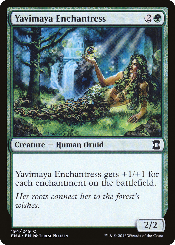 Magic: The Gathering - Yavimaya Enchantress - Eternal Masters