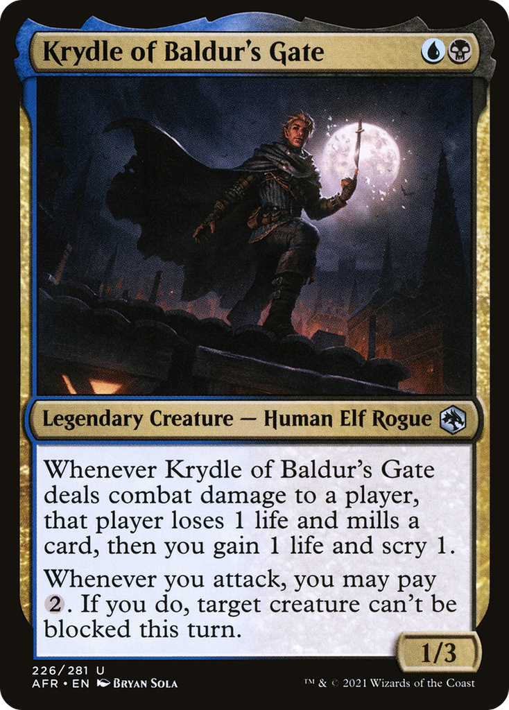 Magic: The Gathering - Krydle of Baldur's Gate - Adventures in the Forgotten Realms