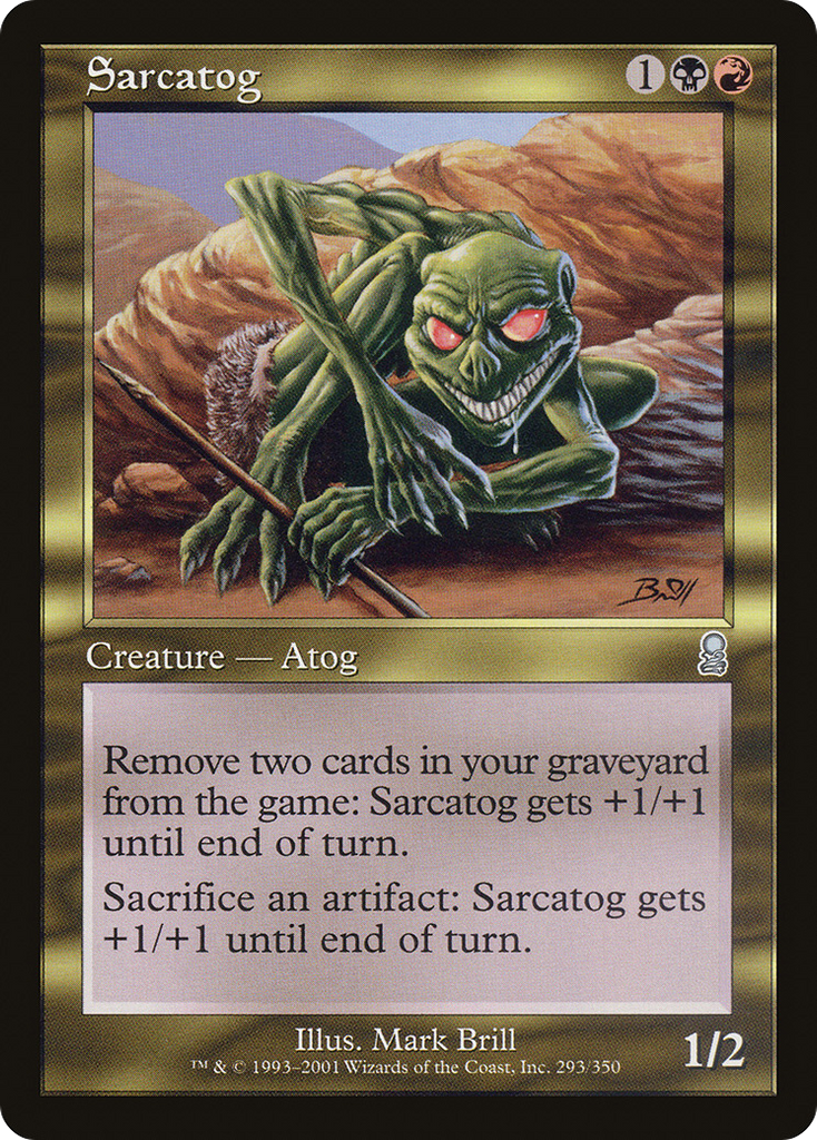 Magic: The Gathering - Sarcatog - Odyssey