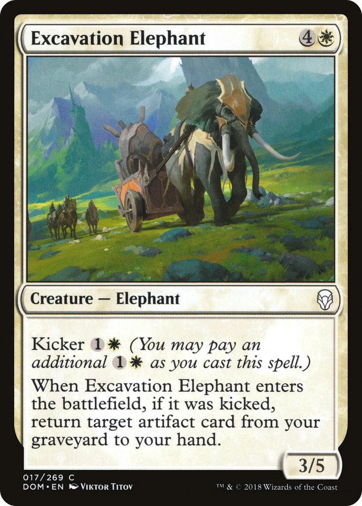 Magic: The Gathering - Excavation Elephant - Dominaria