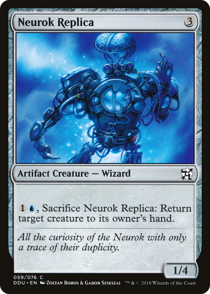 Magic: The Gathering - Neurok Replica - Duel Decks: Elves vs. Inventors