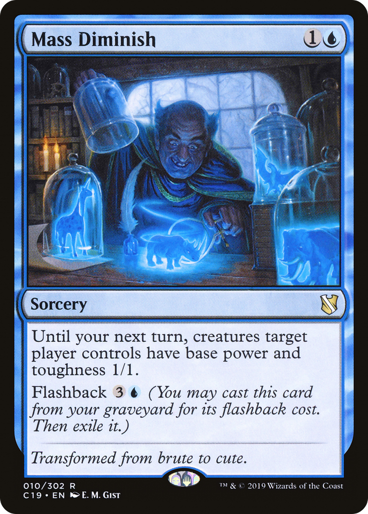 Magic: The Gathering - Mass Diminish - Commander 2019