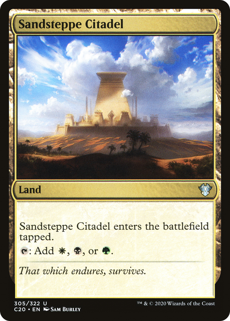 Magic: The Gathering - Sandsteppe Citadel - Commander 2020