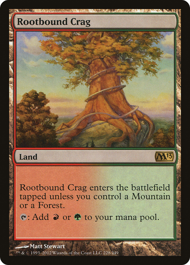 Magic: The Gathering - Rootbound Crag - Magic 2013
