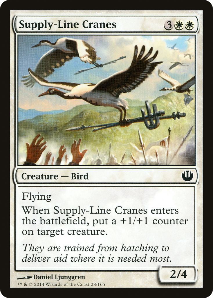 Magic: The Gathering - Supply-Line Cranes - Journey into Nyx