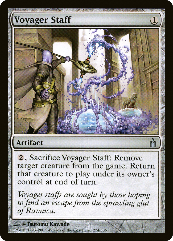 Magic: The Gathering - Voyager Staff - Ravnica: City of Guilds