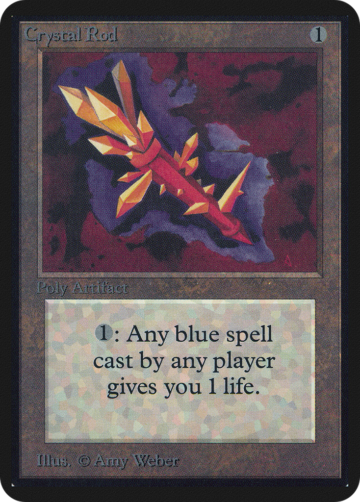 Magic: The Gathering - Crystal Rod - Limited Edition Alpha