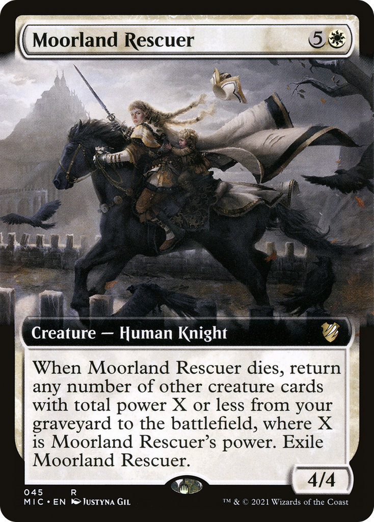 Magic: The Gathering - Moorland Rescuer - Midnight Hunt Commander