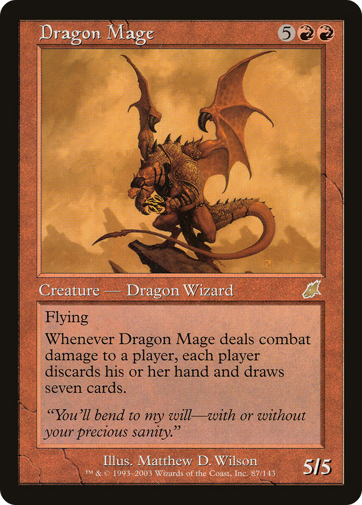 Magic: The Gathering - Dragon Mage - Scourge