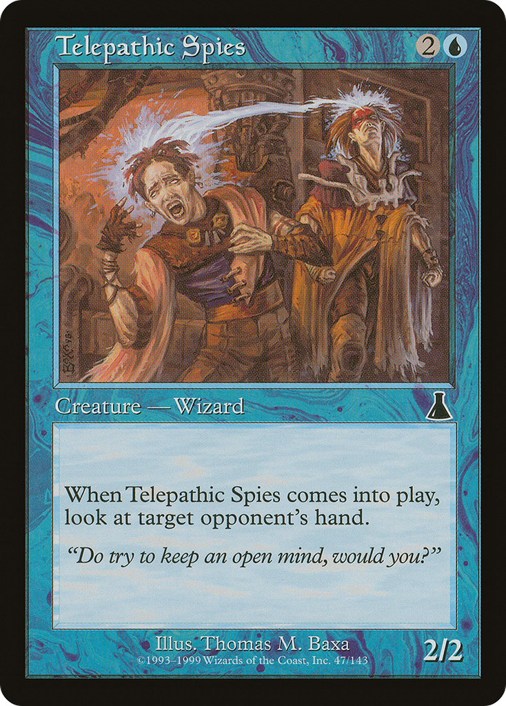 Magic: The Gathering - Telepathic Spies - Urza's Destiny