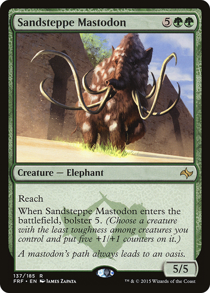 Magic: The Gathering - Sandsteppe Mastodon - Fate Reforged
