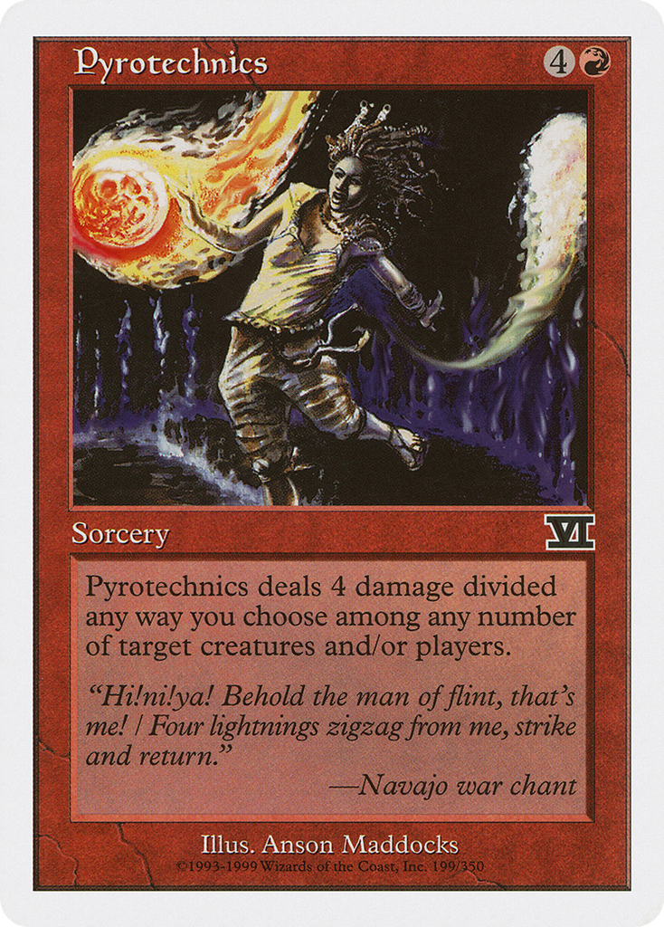 Magic: The Gathering - Pyrotechnics - Classic Sixth Edition