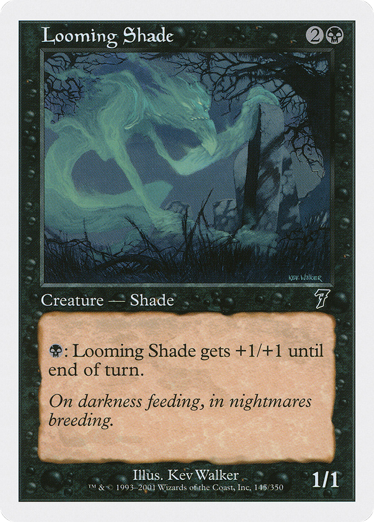 Magic: The Gathering - Looming Shade - Seventh Edition