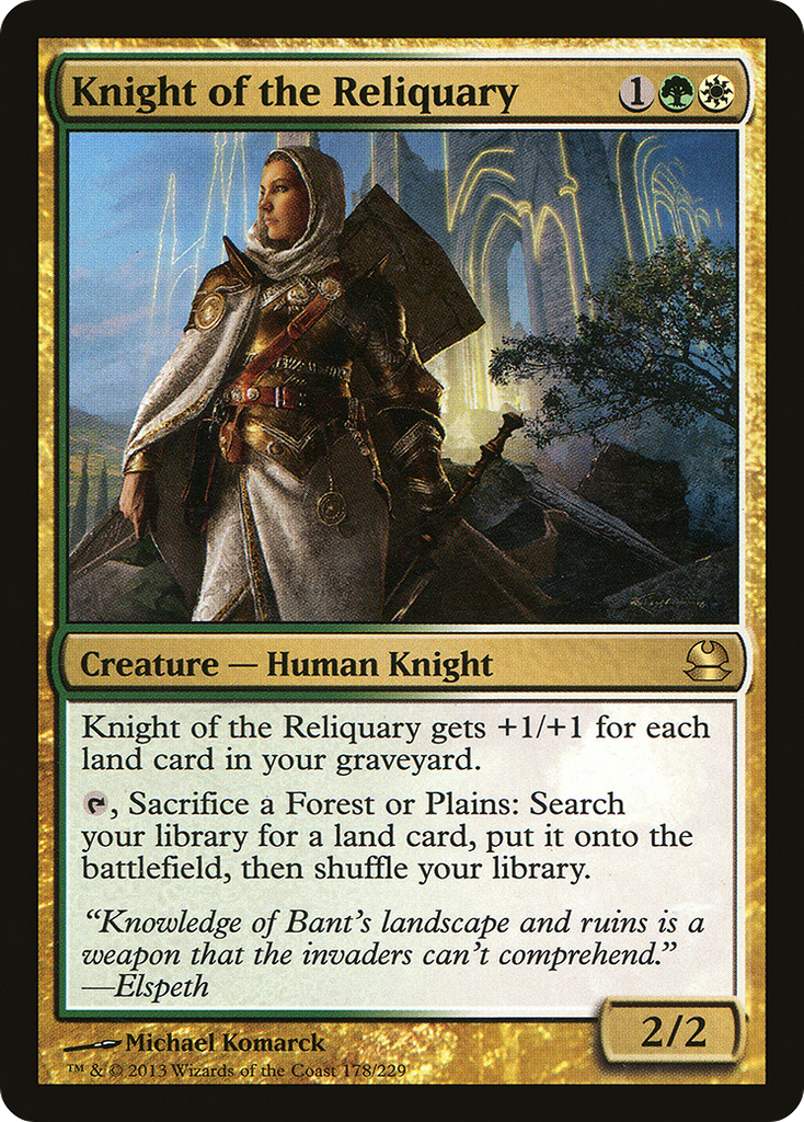 Magic: The Gathering - Knight of the Reliquary - Modern Masters