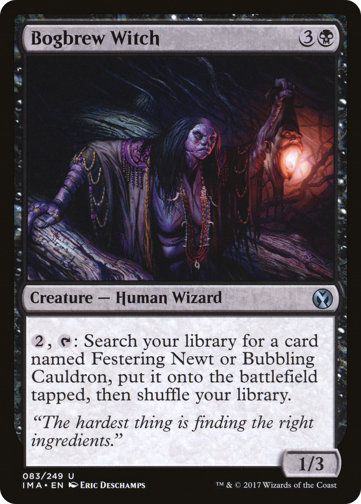 Magic: The Gathering - Bogbrew Witch - Iconic Masters