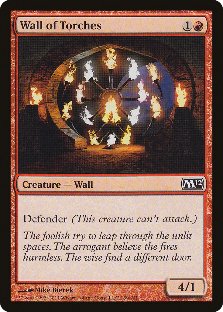 Magic: The Gathering - Wall of Torches - Magic 2012