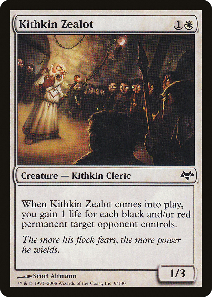 Magic: The Gathering - Kithkin Zealot - Eventide