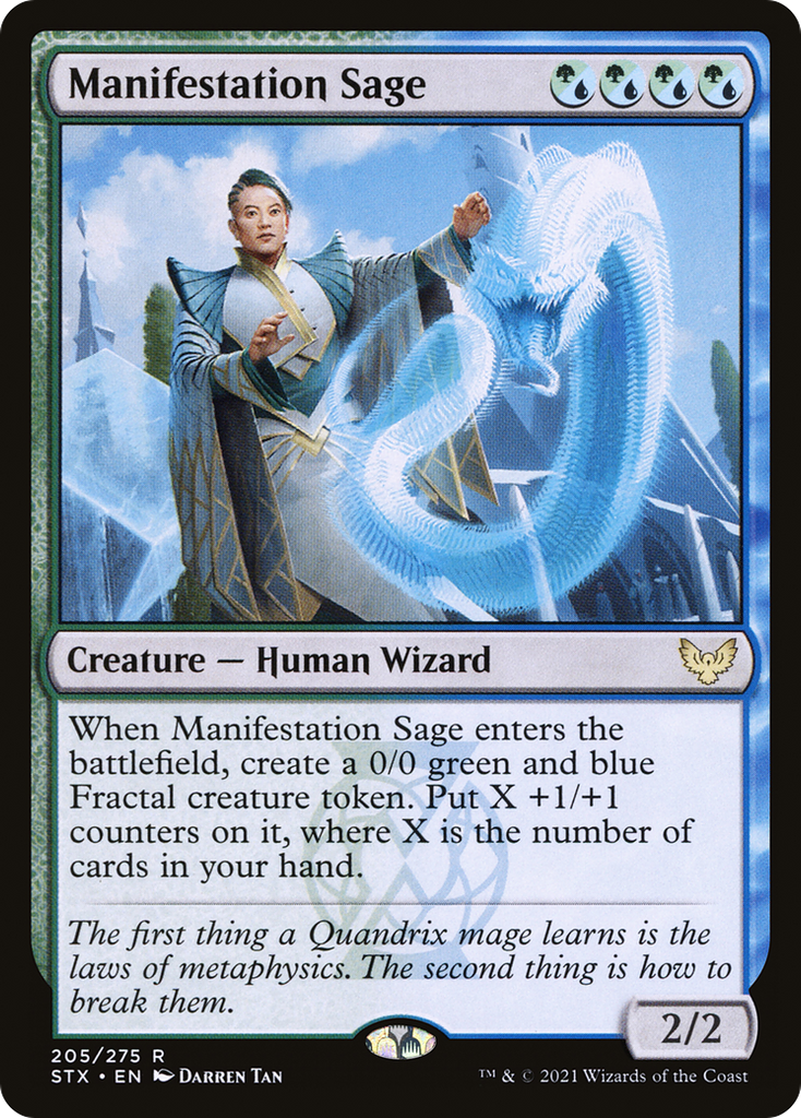 Magic: The Gathering - Manifestation Sage Foil - Strixhaven: School of Mages