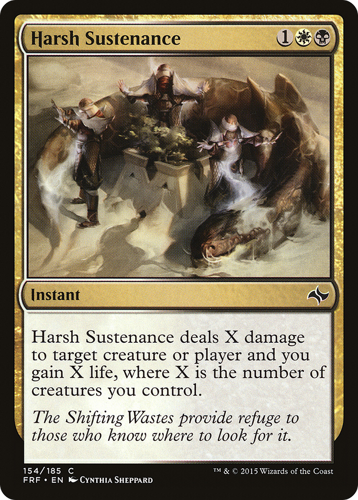 Magic: The Gathering - Harsh Sustenance - Fate Reforged