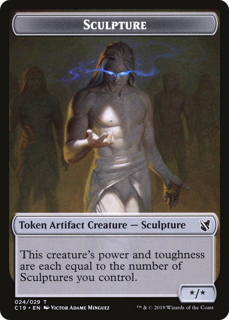 Magic: The Gathering - Sculpture Token - Commander 2019 Tokens