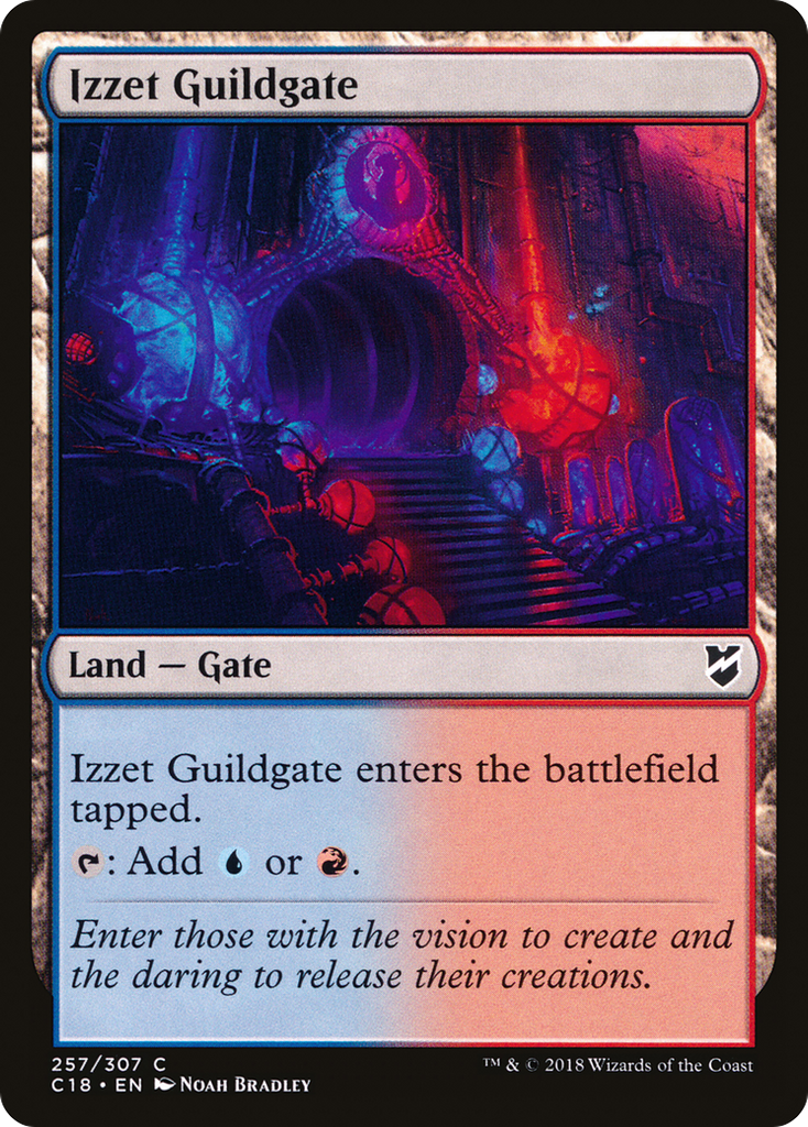 Magic: The Gathering - Izzet Guildgate - Commander 2018