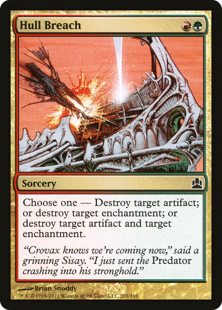 Magic: The Gathering - Hull Breach - Commander 2011