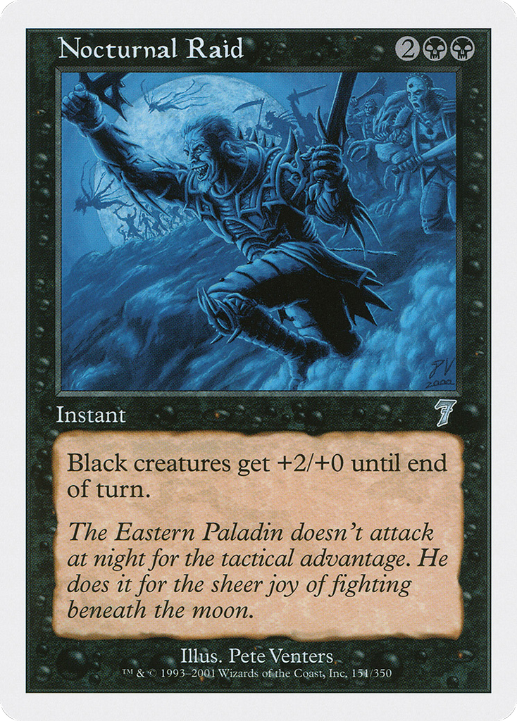 Magic: The Gathering - Nocturnal Raid - Seventh Edition