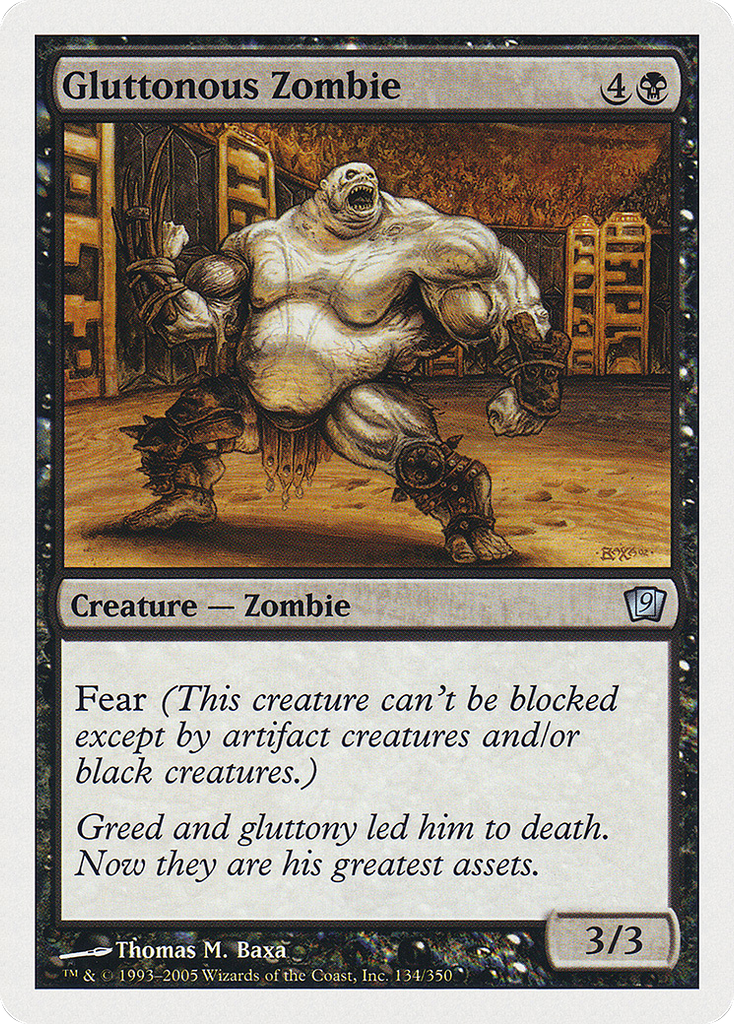 Magic: The Gathering - Gluttonous Zombie - Ninth Edition