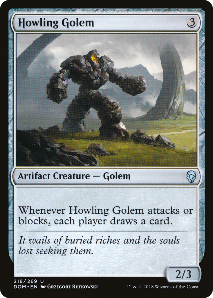 Magic: The Gathering - Howling Golem - Dominaria