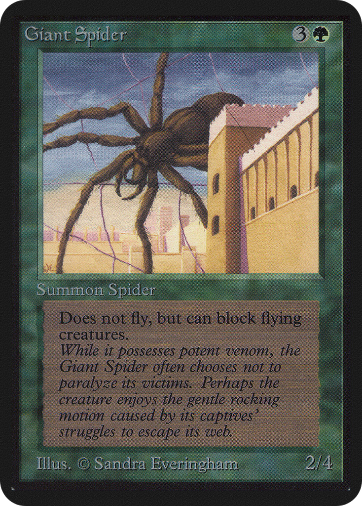 Magic: The Gathering - Giant Spider - Limited Edition Alpha