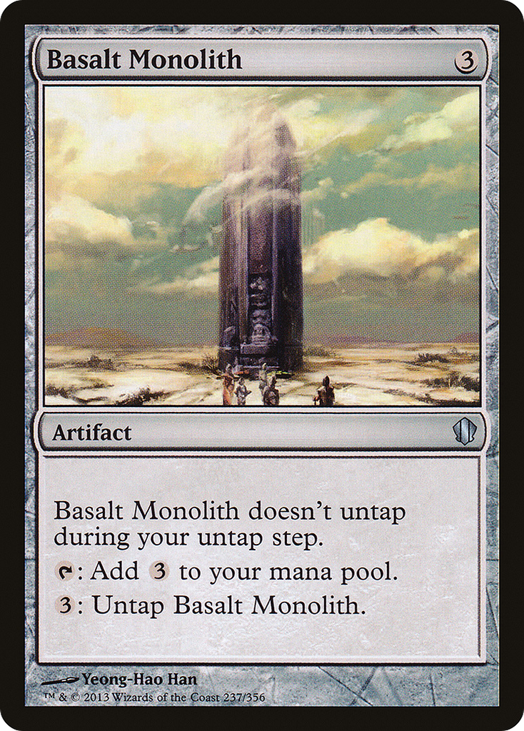 Magic: The Gathering - Basalt Monolith - Commander 2013