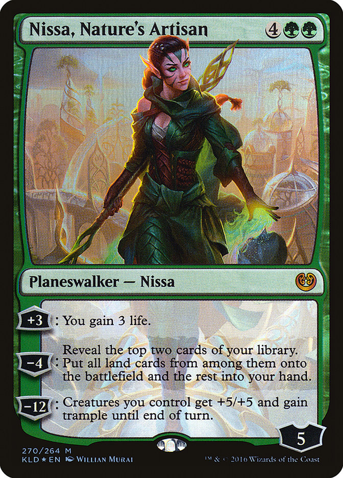 Magic the Gathering - Nissa, Nature's Artisan Foil - Kaladesh